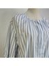 Everlane 100% Cotton Stripes Blue White Long Sleeve Top Size 10 - photo 3