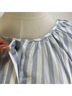 Everlane 100% Cotton Stripes Blue White Long Sleeve Top Size 10 - photo 5