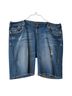 Hydraulic Blue Denim Shorts Size 22 - photo 1
