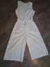 Boston Proper 97% Polyester 3% Spandex 100% Polyester White Jumpsuit Size 2X - photo 6