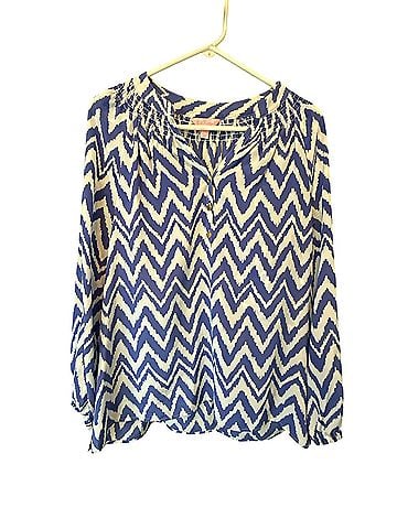 Lilly Pulitzer Long Sleeve Silk Top (view 1)