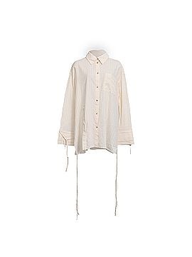 Rejina Pyo Rejina Pyo Hollis Shirt in Off-White Cotton (view 1)
