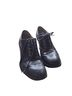 Gap 100% Leather Black Heels Size 8 - photo 2