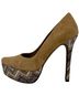 Jessica Simpson Chevron-herringbone Brown Heels Size 9 1/2 - photo 6
