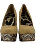 Jessica Simpson Chevron-herringbone Brown Heels Size 9 1/2 - photo 7