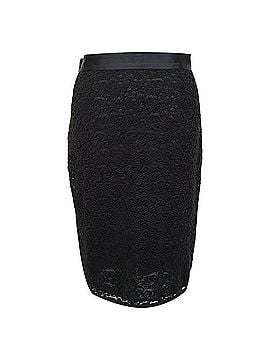 Dolce & Gabbana Dolce &amp; Gabbana Lace Midi Pencil Skirt in Black Polyamide (view 1)
