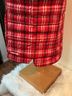 Lands' End 100% Polyester Plaid Red White Blue Vest Size M - photo 14