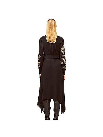 Tory Burch Wrap Embroidered Dress Casual Dress (view 2)