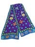 Echo 100% Silk Purple Yellow Blue Silk Scarf One size - photo 1
