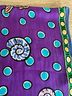 Echo 100% Silk Purple Yellow Blue Silk Scarf One size - photo 7