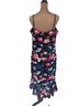 Guess 100% Polyester 8% Spandex 92% Nylon Floral Black Multi Color Cocktail Dress Size 14 - photo 2