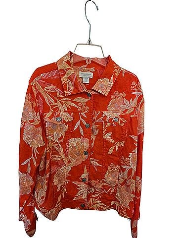 Cynthia Rowley Linen Jean Jacket Jacket (view 1)