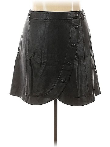 ELOQUII Eloquii Faux Leather Skirt (view 1)