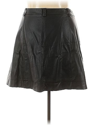 ELOQUII Eloquii Faux Leather Skirt (view 2)
