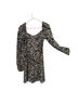 ASOS Animal Print Black White Cocktail Dress Size 6 - photo 2
