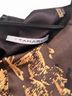 T Tahari Floral Brown Gold Sleeveless Blouse Size S - photo 3