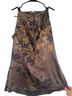T Tahari Floral Brown Gold Sleeveless Blouse Size S - photo 2