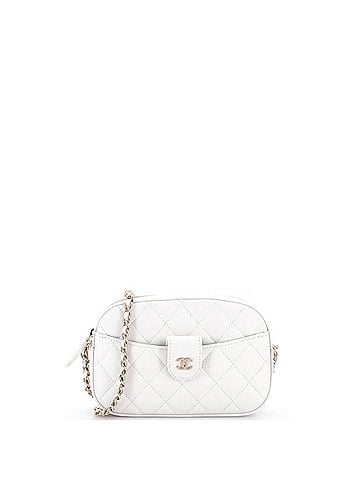 Chanel Slip Pocket Camera Case Bag Quilted Caviar Mini (view 1)
