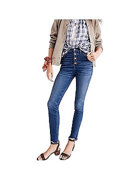 Madewell High-Rise Skinny Jeans: Chewed-Hem Edition Jeans (view 1)
