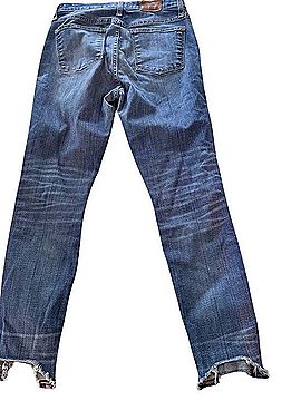 Madewell High-Rise Skinny Jeans: Chewed-Hem Edition Jeans (view 2)