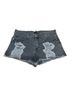 Express 100% Cotton Black Denim Shorts Size 10 - photo 1