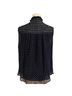 FRAME Denim 100% Viscose Polka Dots Blue White Sleeveless Blouse Size S - photo 2