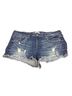 Express Blue Denim Shorts Size 14 - photo 1