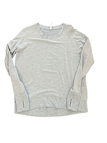 Athleta Coaster Luxe Sweatshirt  Long Sleeve Top (view 1)