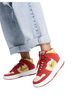 Nike Red Yellow White Sneakers Size 7 - photo 1