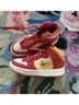 Nike Red Yellow White Sneakers Size 7 - photo 5