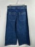 Free People 100% Cotton Solid Blue Jeans Size 28 - photo 3