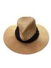 Tommy Bahama 100% Straw Tan Black Sun Hat Size M - photo 1