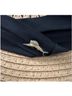 Tommy Bahama 100% Straw Tan Black Sun Hat Size M - photo 5