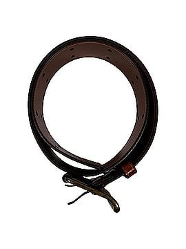 Burberry Burberry Double Holed Belt in Brown Leather (view 2)