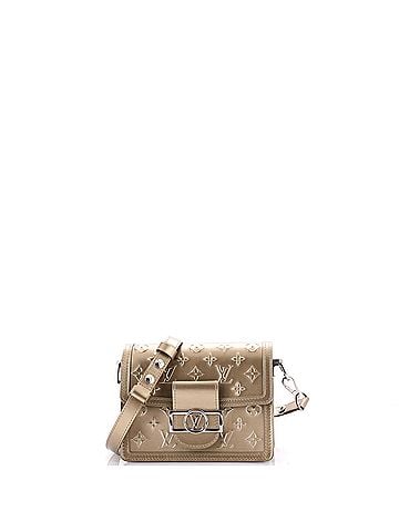 Louis Vuitton Dauphine Shoulder Bag Monogram Seal Leather Mini (view 1)
