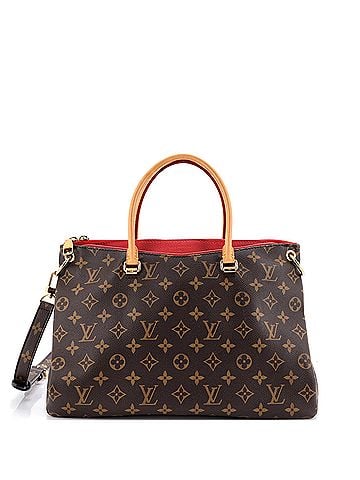Louis Vuitton Pallas Tote Monogram Canvas with Leather (view 1)