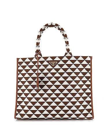 Prada Symbole Shopper Tote Jacquard Large (view 1)