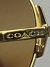 Coach Gold Brown Sunglasses One size - photo 3