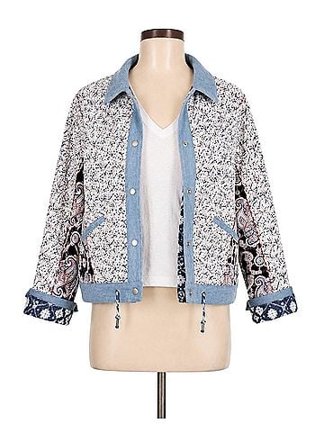 Blank NYC for Anthropologie Reversible Patchwork Denim Jacket (view 1)
