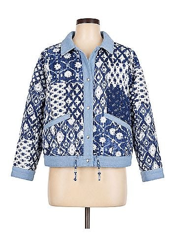 Blank NYC for Anthropologie Reversible Patchwork Denim Jacket (view 2)