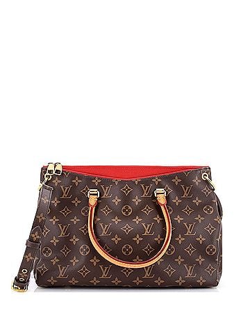 Louis Vuitton Pallas Tote Monogram Canvas with Leather (view 1)