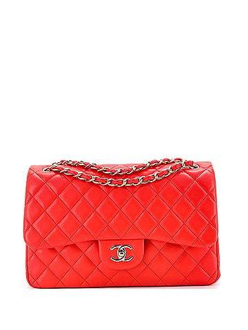 Chanel Classic Double Flap Bag Quilted Lambskin Jumbo (view 1)