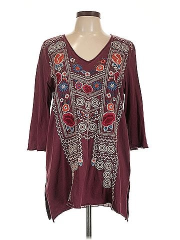 Johnny Was Tunic Johnny Was 3/4 Sleeve T Shirt (view 1)