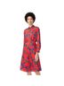 J.Crew Floral Red Casual Dress Size 6 - photo 2