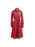 J.Crew Floral Red Casual Dress Size 6 - photo 1