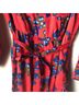 J.Crew Floral Red Casual Dress Size 6 - photo 9