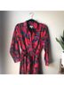 J.Crew Floral Red Casual Dress Size 6 - photo 5