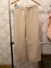 Eileen Fisher 100% Linen Tan Linen Pants Size M - photo 3