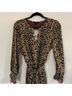 J.Crew Leopard Print Tan Brown Casual Dress Size 6 - photo 4