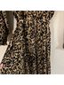 J.Crew Leopard Print Tan Brown Casual Dress Size 6 - photo 8